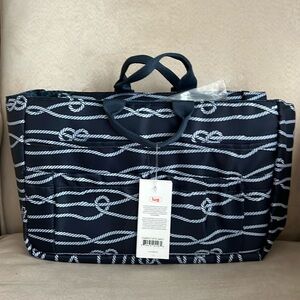 NWT Lug Chariot 3-Piece Handbag Organizer in Nautical Navy ⚓️